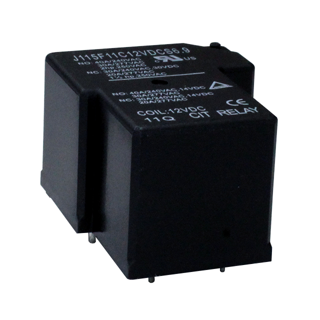 J115F11C12VDCS6.9 CIT Relay and Switch  Power Relays Over 2 Amps